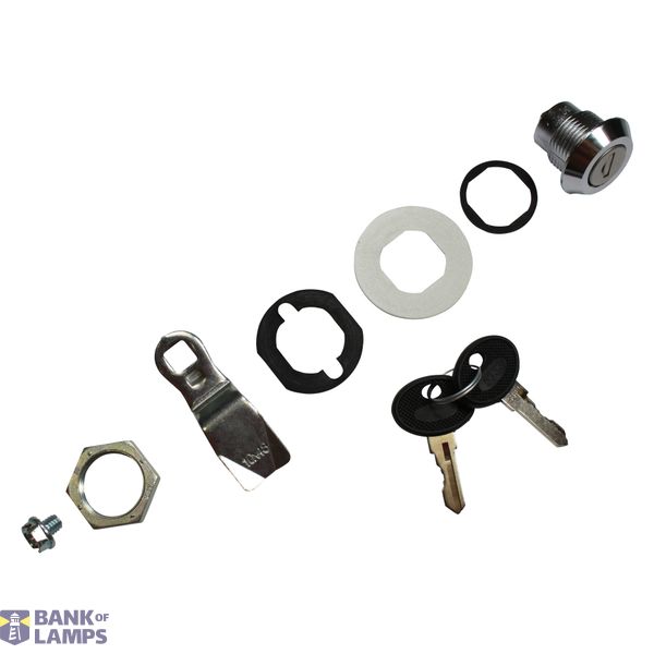 Cylinder lock keyed 5333 including 1 key image 2