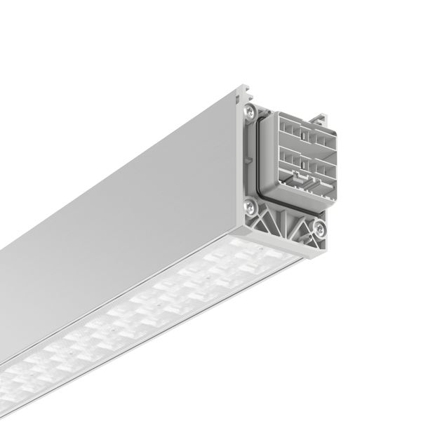 LINEDO, 55 W, 7450 lm, 830, aluminium, on/off Continuous line luminair image 1
