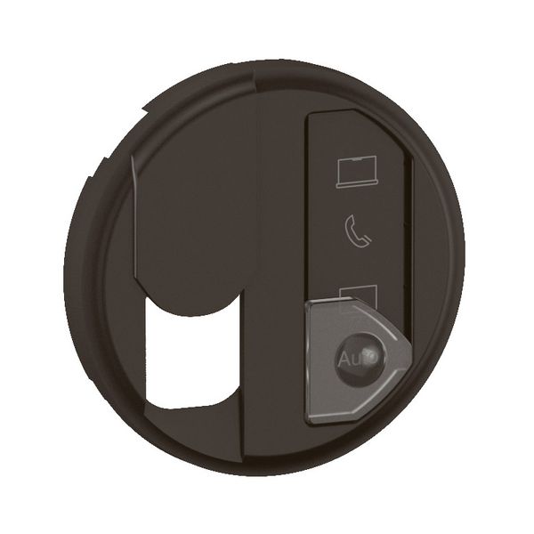 COVER FOR OPTIMUM NETWORK SINGLE SOCKET BLACK image 1