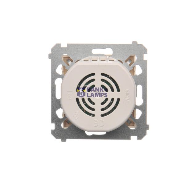 Double two-way switch, (module), 10AX, Screw, Silver matt, metalic image 1