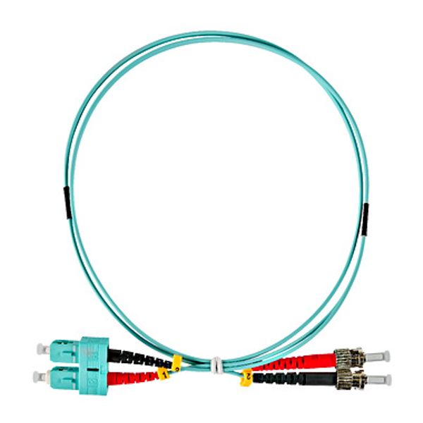 FO Patchcord Duplex ST/UPC - SC/UPC, 50/125æm OM3,  1.0m image 1