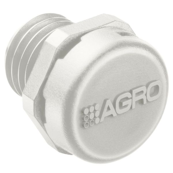 Pressure balance with membrane M12x1.5 synthetic material light grey RAL 7035 image 1