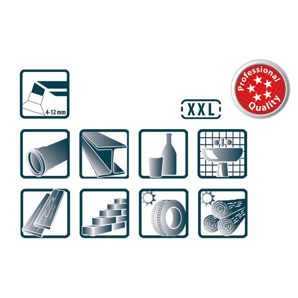 Pica 528/46 Permanent Marker XXL 4-12mm black image 1