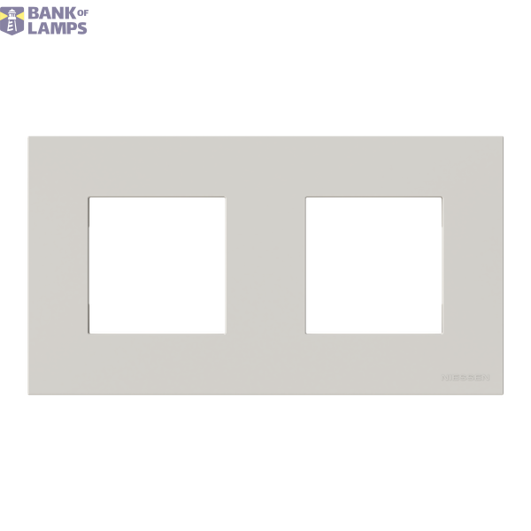 Frame 2-gang / 2+2-modules - Niessen logo - Basic - Dune image 1