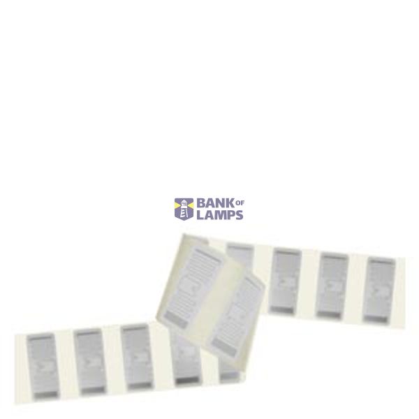 SIMATIC RF630L (special version) SmartLabel PET; 80x 26 mm; strongly adhesive on plastic ISO 18000-6C EPC Class 1 GEN 2 frequency 860 to 960 MHz Chip image 1