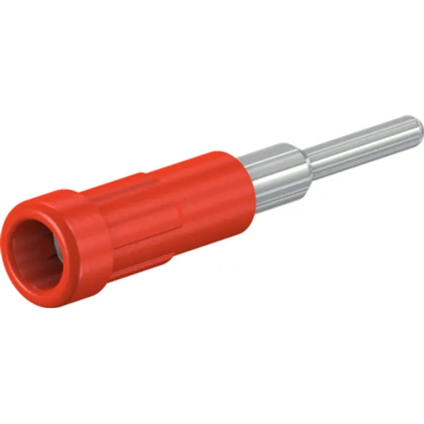 2 mm socket, solder connection, mounting Ø 3.9 mm, red, 63.9318-22 image 1