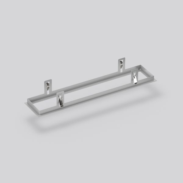Recessed frame L 650 B 141 H 2 HEL 94 colour: silver image 2