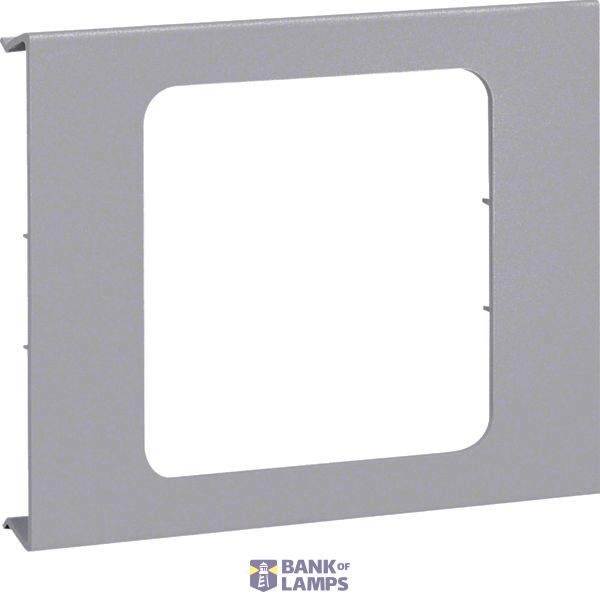 Pre-cut lid 1gang,BR70132,grey image 1