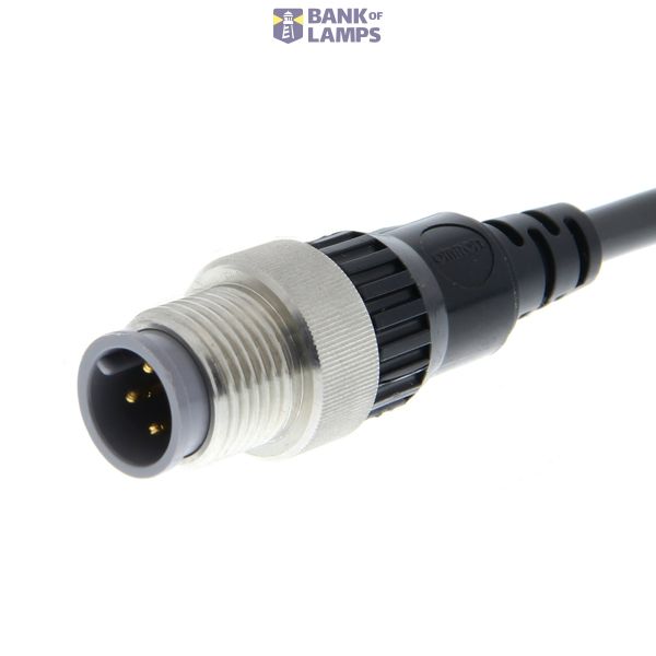 Sensor cable, M12 straight plug (male), 4-poles, A coded, PVC fire-ret image 2