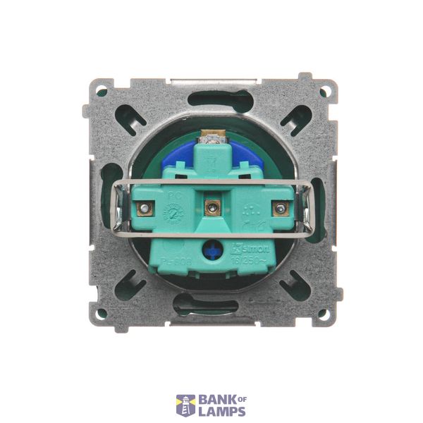 Single fiber optic socket, white image 1