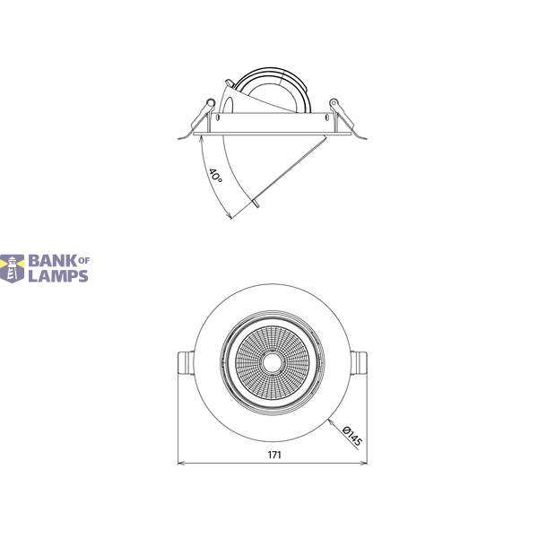 LEDSpotRS-P 20W-3000-60D-WH image 4