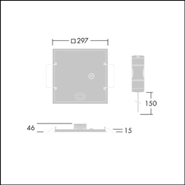 OP2 900-940 OP HF Q300 MRP - Recessed LED luminaire image 3
