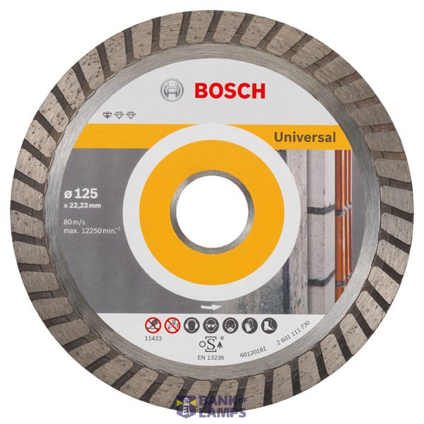 Standard for Universal Turbo diamond cutting disc 125 x 22,23 x 2 x 10 mm image 1
