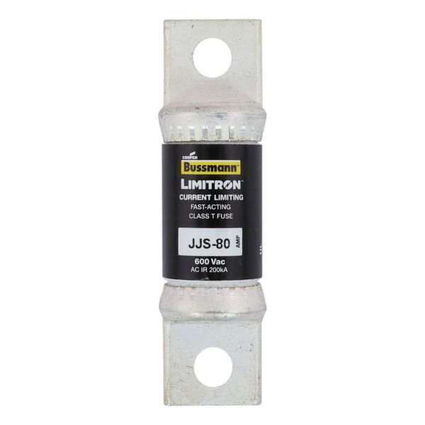 Fuse-link, LV, 80 A, AC 600 V, 19 x 75 mm, T, UL, very fast acting image 1