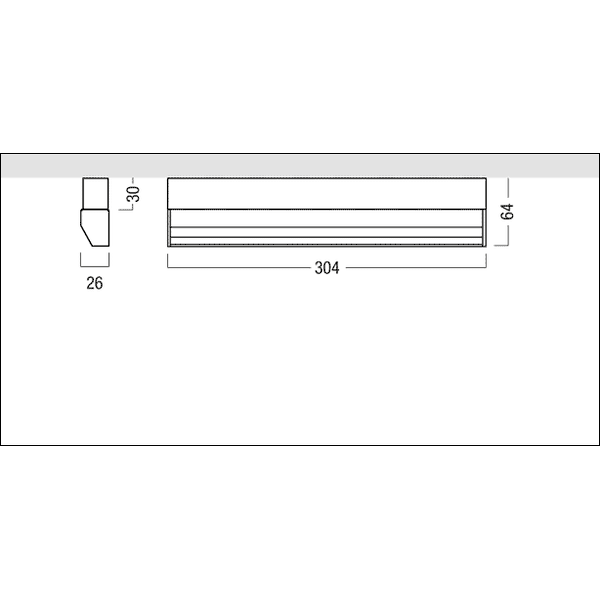 SUP2 S WW LED1000-940 LDO WH - LED wallwasher image 3