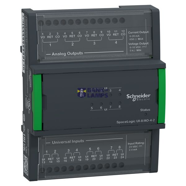 SpaceLogic Central I/O UI-8/AO-4-2 image 1