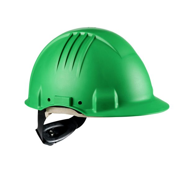 3M™ High Heat Hard Hat, Ratchet, Non vented, 1000V, Leather Sweatband, image 2