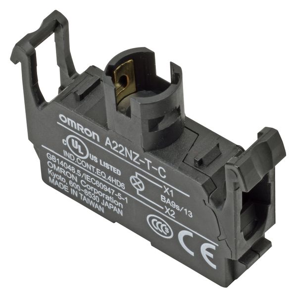 Pushbutton accessory A22NZ, Lighting Unit 12 VAC/VDC A2270658C image 1