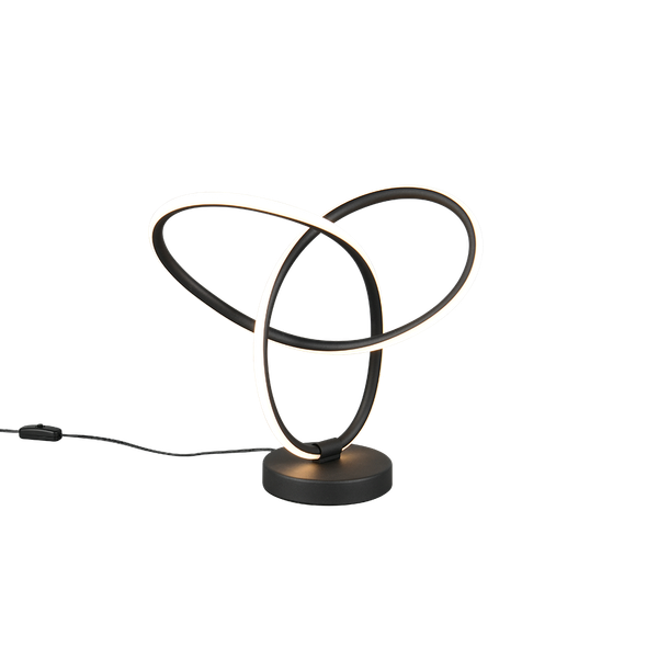 Lando LED table lamp matt black image 1