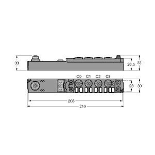 piconet Coupling Module for Modbus TCP 4 Digital PNP Inputs Filter 3 ms   SENL-0404D-0002 image 1
