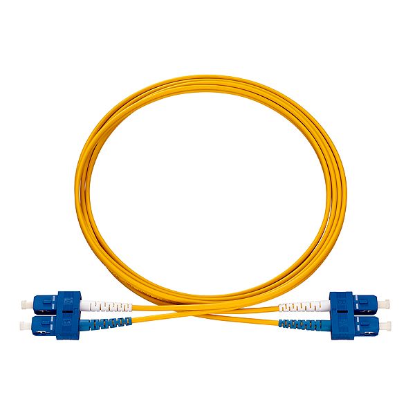 SC-D/SC-D Patch Cable, OS2, yellow, 2m image 1