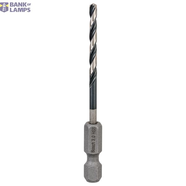 HSS Hex-Shank Twist Drill Bit 3.0mm 3 x 33 x 72 mm 1 pcs. image 1