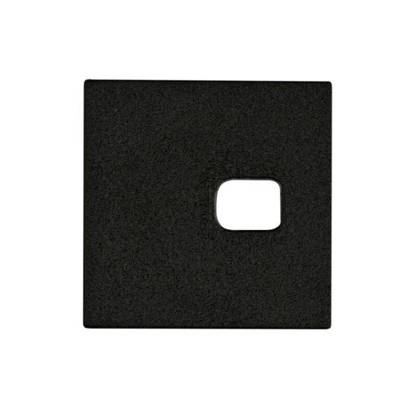 End cap for PY with hole, black, 1pc image 1