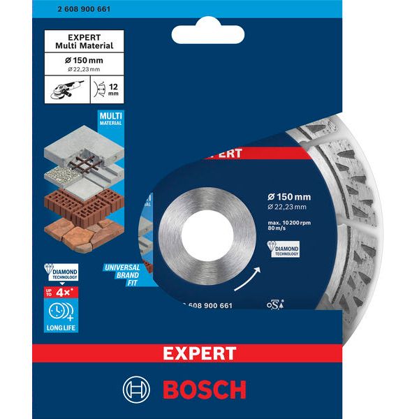 EXPERT MultiMaterial Diamond Cutting Disc 150 x 22.23 x 2.4 x 12 mm image 1