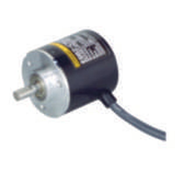 Encoder, incremental, 30ppr, 5-12 VDC, NPN voltage output, 0.5m cable E6B27021C image 2