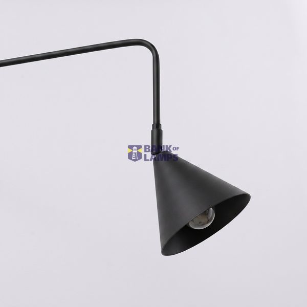 Wall lamp NOX 1 black with a switch image 9