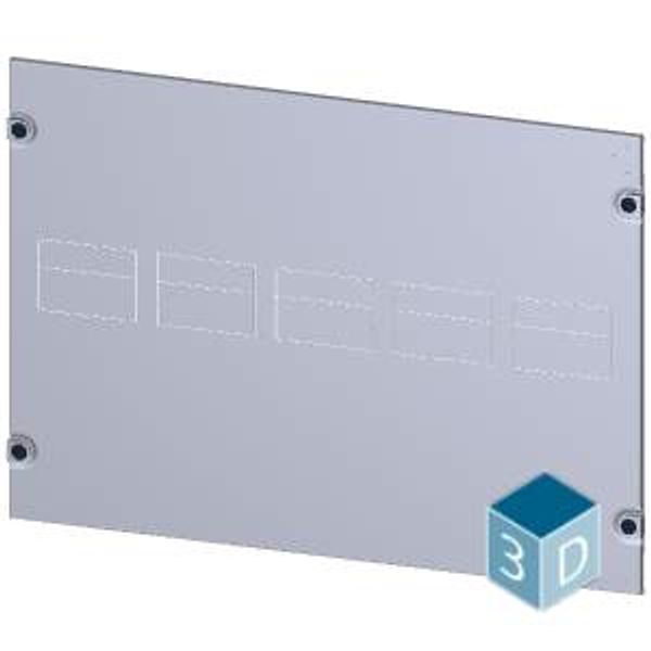 Masking frame 3VM12 (250 A), 3-pole, plug-in design drive: direct, front-mounted rotary operator, RCD: without, image 1