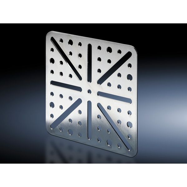 Mounting plate, for screw fastening, large image 3