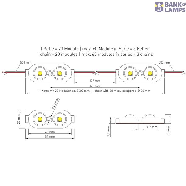 LED module ensures Twin 12 NW  IP65  CRI/RA 90+ image 6