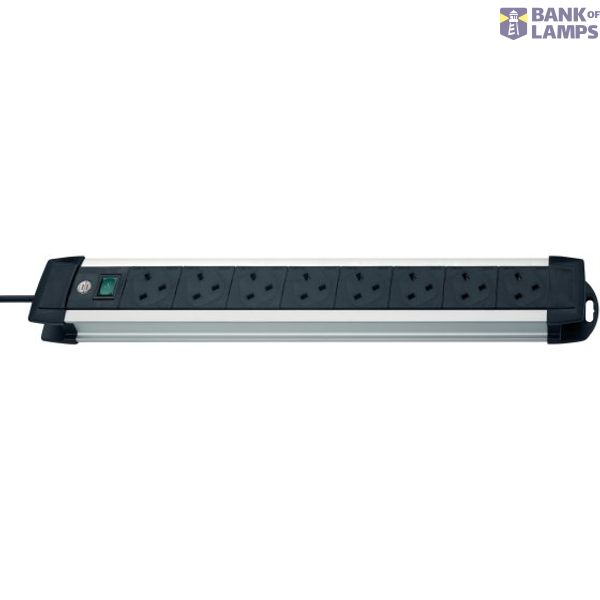 Premium-Alu-Line extension lead 8-way 3m H05VV-F 3G1,25 image 1