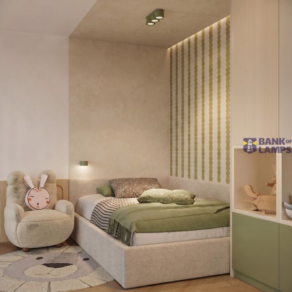 Ceiling lamp MODO 3 olive green Gx53 image 4