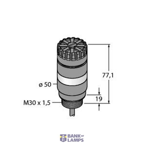 LED Signal Light Tower Light   TL50BLRA image 1