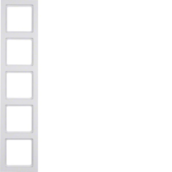 Frame 5gang, Q.3, p. white velvety image 1