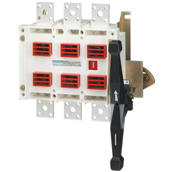 Load break switch with visible contacts  SIDER 3P 800A front operation image 3