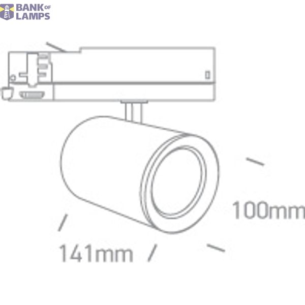 Arona L 40W 3600lm 3000K 38° Ra90 230V IP20 white image 2