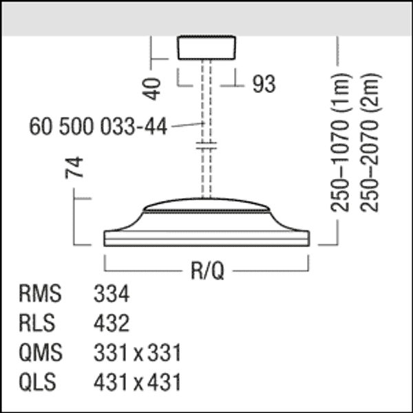 CAELA QMS LED1700-940 OP WH WH APWH - Pendant LED luminaire image 3