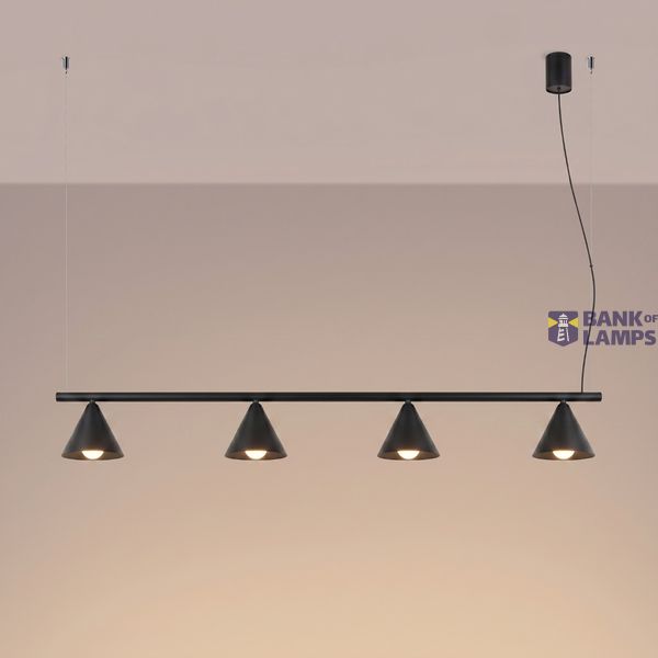 Chandelier NOX 4L black image 7