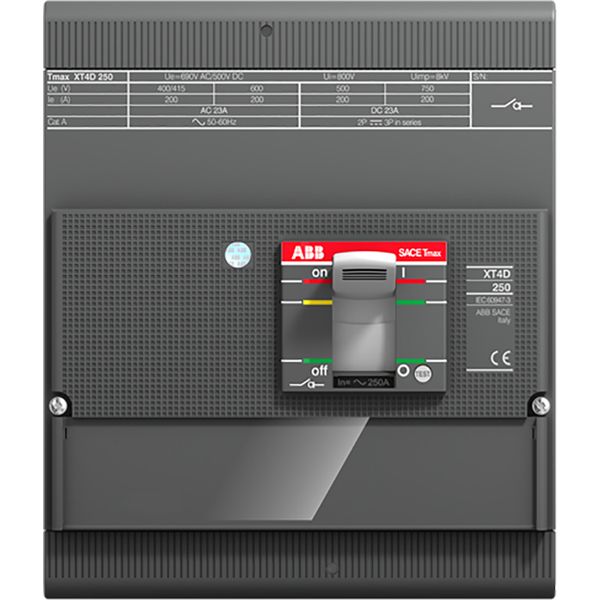 XT4N-D 250 MCS-UL/CSA Im=3000 4p F F image 2