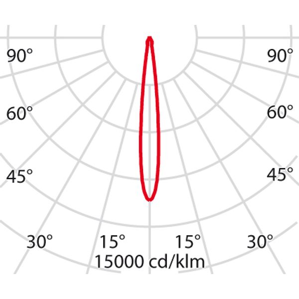 EB435 LED (188mm) 40W 840 SPOT BLACK image 4