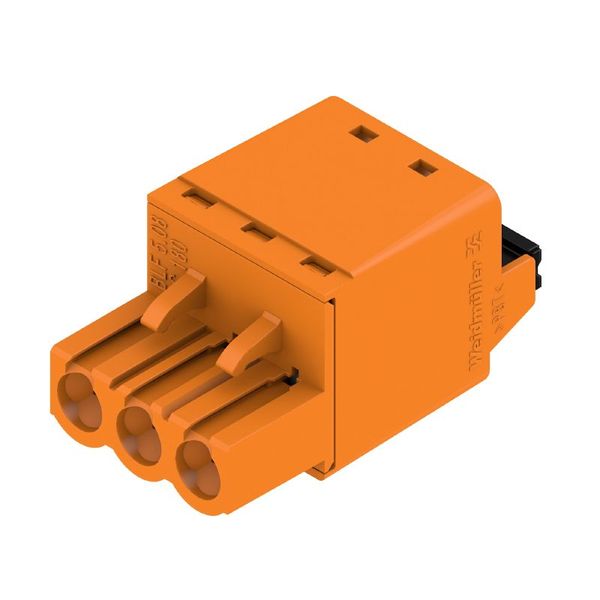 PCB plug-in connector, female plug, 5.08 mm, Number of poles: 3, 180°, PUSH IN with actuator, Clamping range, max. : 3.31 mm², Box image 1