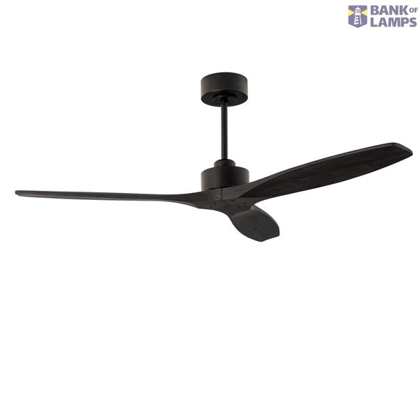 Fan Stem Evo ø1220mm Black with Black Blades Black LED image 1