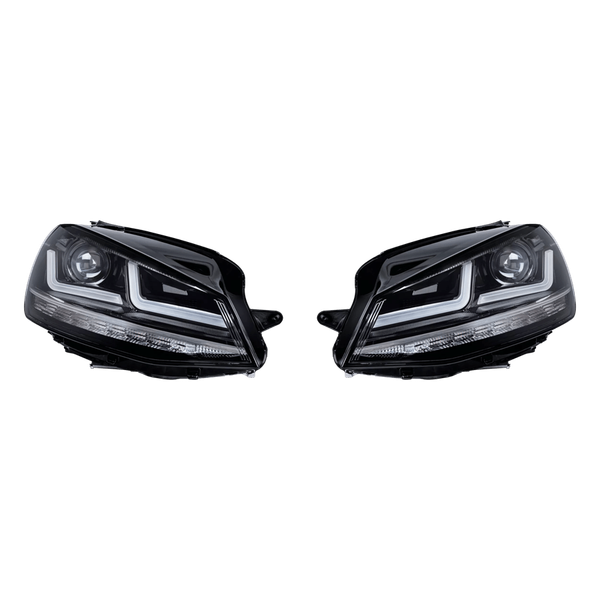 LEDriving® headlights for VW Golf VII - CHROME EDITION RHD image 1