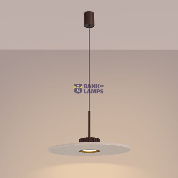 Pendant lamp OVO 1 brązowa/beżowa filc Gx53 image 9