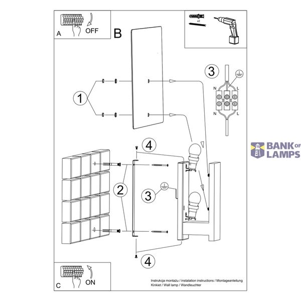 WALL LAMP LAPPO WENGE E14 IP20 image 4