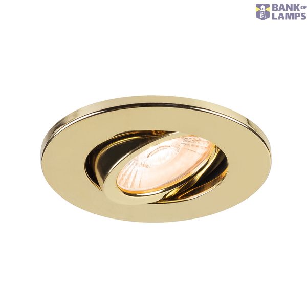 UNIVERSAL DOWNLIGHT Cover, for Downlight IP20, pivoting, round, gold image 2