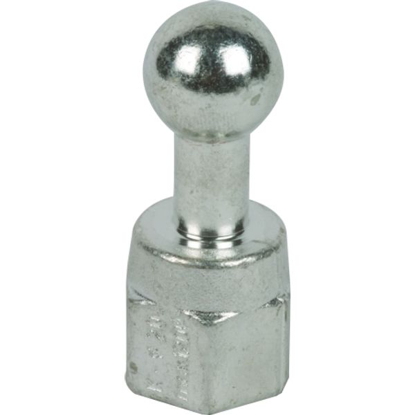Fixed ball point D=20mm, straight with M10 female thread image 1